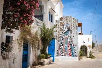 Hush - Djerbahood - Erriadh - Djerba, Tunisie
