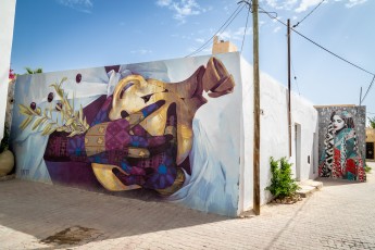 Inti & Hush - Djerbahood - Erriadh - Djerba, Tunisie