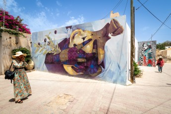 Inti & Hush - Djerbahood - Erriadh - Djerba, Tunisie