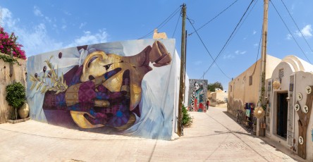 Inti & Hush - Djerbahood - Erriadh - Djerba, Tunisie