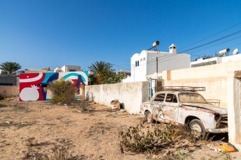 Rétro - Djerbahood - Erriadh - Djerba, Tunisie