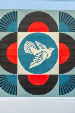 Shepard Fairey - Dove - Djerbahood - Erriadh - Djerba, Tunisie
