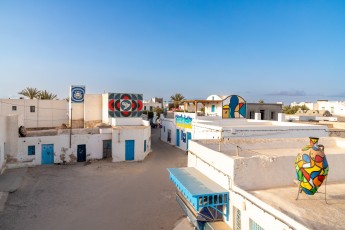 Shepard Fairey - Dove - Djerbahood - Erriadh - Djerba, Tunisie