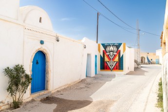 Shepard Fairey - Djerbahood - Erriadh - Djerba, Tunisie