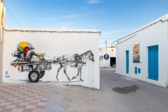 Tinho & Dabro - Djerbahood - Erriadh - Djerba, Tunisie