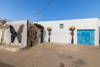 Ardif, Wissem El Abid & Tinho - Djerbahood - Erriadh - Djerba, Tunisie