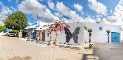 Tinho & Ardif - Djerbahood - Erriadh - Djerba, Tunisie