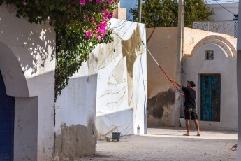 Inti - Work in progress - Djerbahood - Erriadh - Djerba, Tunisie