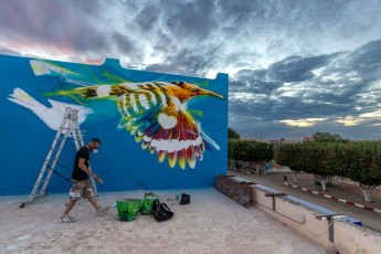 Dan23 - Work in progress - Djerbahood - Erriadh - Djerba, Tunisie