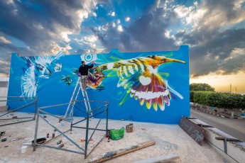 Dan23 - Work in progress - Djerbahood - Erriadh - Djerba, Tunisie