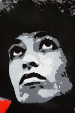 A la maison - Jef Aérosol - Angela Davis - Juillet 2008