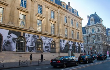 JR - Face to Face - Rue de Rivoli 04è, derrière l'hôtel de ville - Novembre 2007