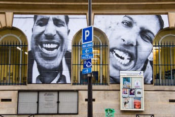 JR - Face to Face - Rue de Rivoli 04è, derrière l'hôtel de ville. - Novembre 2007