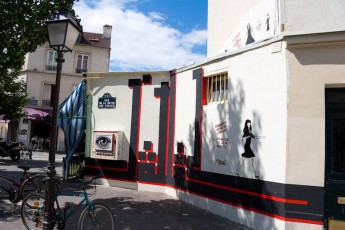 L'Atlas et MissTic envahissent la rue de la Butte aux Cailles 13è - Juillet 2006