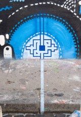 L'Atlas - Rue Dénoyez 20è - Au milieu de la fresque - Septembre 2006