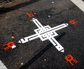 Rue Oberkampf 11è à l'angle avec l'Avenue de la République - Octobre 2007