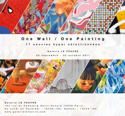 One Wall / One Painting à la galerie Le Feuvre (Paris 08è) du 22 septembre au 22 octobre 2011