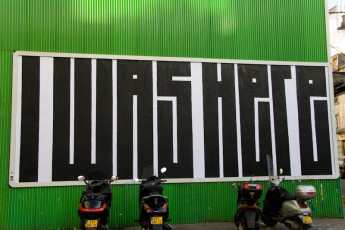 Le M.U.R. N°004 - L'Atlas - I Was Here - Rue Oberkampf 11è - Le mur du graf - Janvier 2007