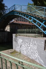 Jérôme Mesnager - Le radeau de la Méduse - Canal Saint Martin 10è - Septembre 2006