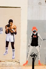 tian vs Mimi the Clown - Passage des Taillandiers 11è - Juillet 2008