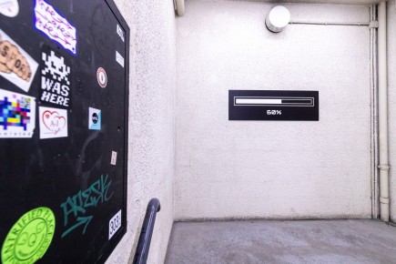 "Invader Space Station" exposition de Invader du 17 février au 5 mai 2024 dans les anciens locaux de Libération au 11 rue Béranger - Paris 3è
