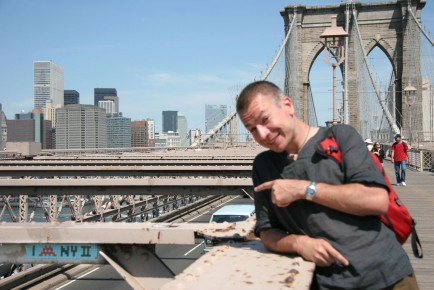 NY-073 - Brooklyn Bridge - bon, d'accord je suis tout flou... - Brooklyn - New York /// 30 pts