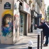 Pochoirs sur les murs de Paris