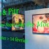 Exposition de Ella & Pitr à la galerie Le Feuvre "See you soon like the moon"