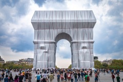L'Arc de Triomphe Wrapped par Christo & Jeanne-Claude