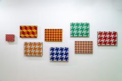 "Invader Rubikcubiste" exposition d'Invader au MIMA de Bruxelles