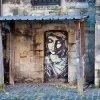 Pochoirs et affiches de C215 sur les murs de Paris