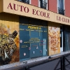 Pochoirs et affiches de C215 sur les murs de Vitry (Paris)