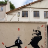 Les ballades de Jef Aérosol sur les murs de Paris