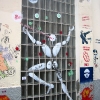 Mesnager et son bonhomme blanc sur les murs de Paris