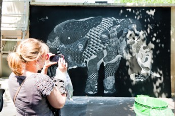 Philippe Baudelocque - Les Lézarts de la Bièvre - Rue Bobillot 13è - Mai 2012