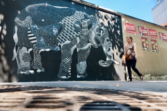 Philippe Baudelocque - Les Lézarts de la Bièvre - Rue Bobillot 13è - Mai 2012