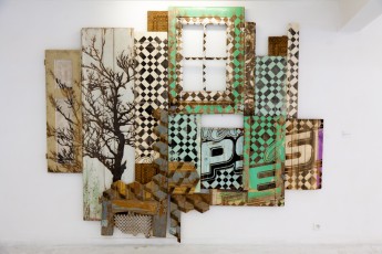 Alexandre Farto (aka Vhils) - Galerie Magda Danysz - Rue Amelot 11è "Entropie" - du 23 juin au 28 juillet 2012