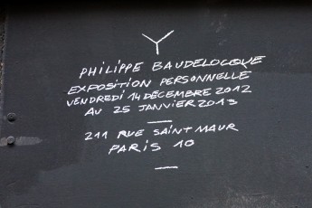 Philippe Baudelocque - Rue du Pont aux Choux 03è - Novembre 2012