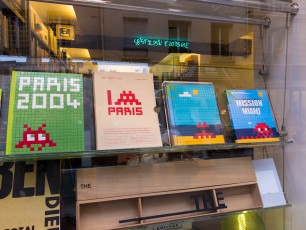 Space Invader @ Paris - Librairie Mazarine