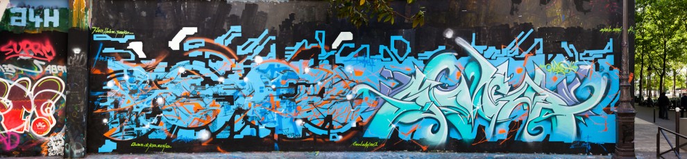 Lek-Honda (TRBDSGN) -Sowat-Smo - Rue Noguères 19è - Mai 2013