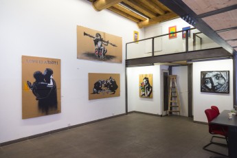 Exposition "Un carton !" à la galerie Spacejunk - Lyon. Du 16 mai au 20 juillet 2013