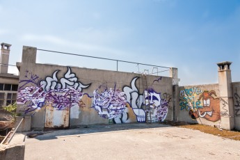 Lek, Honda, LEGZ et Hobz - TRBDSGN et French Kiss dans une usine abandonnée quelque part vers Paris - Juillet 2013