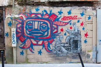 C215 et DaCruz - Rue Jean Moinon 10è - Mai 2010