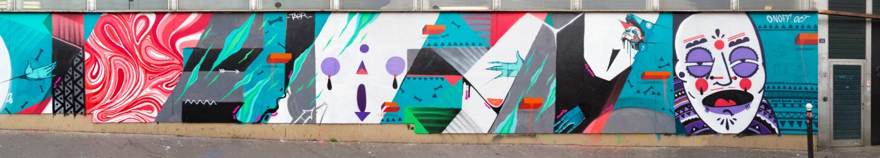 OnOff (Crapo x Neoar x Limo x Jok x Olson & Skey) - Rue Alibert 10è - Mars 2014