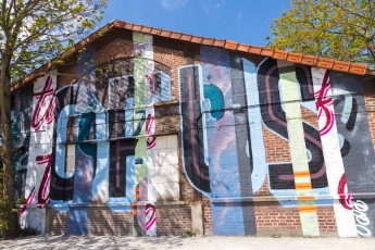 Ripo - crédit photo © Lionel Belluteau-www.unoeilquitraine.fr - contact yoyo.bel@free.fr InSitu Art Festival, le nouvel évènement street art à Aubervilliers.