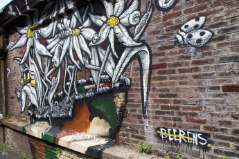 Beerens - credit photo © Lionel Belluteau-www.unoeilquitraine.fr - contact yoyo.bel@free.fr InSitu Art Festival, le nouvel évènement street art à Aubervilliers.