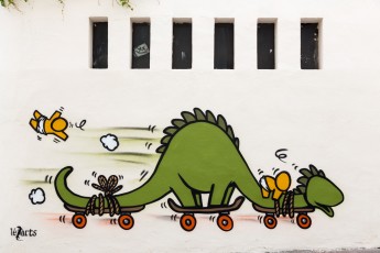 Jace - Les Lézarts de la Bièvre - Rue du Père Theilard de Chardin 13è - Juin 2014