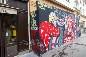 Frenchkiss - LEGZ, Lek, Liard, Hobz, Shick, Fusion, Karma, Reka, Sab - Rue Saint-Antoine 04è - Août 2014