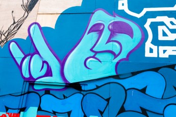 TRBDSGN et Frenchkiss, KidKreol, Lek, LEGZ, Hobz, Arnaud Liard, Smo, Boogie, Retrograffitism, Gaël, Fléo et Alëxone - Avenue Ledru-Rollin 11è - Août 2014