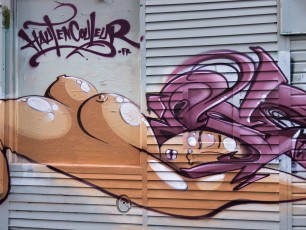 Raphe, Esper - Haut En Couleur (HEC) - Rue des Trois Frères 18è - Juillet 2014